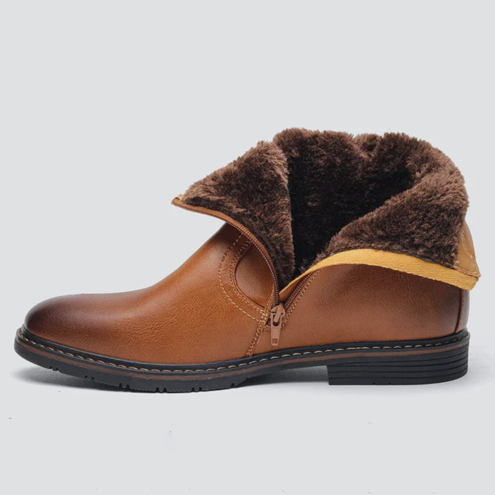 Zarix | Leather boots with lined interior