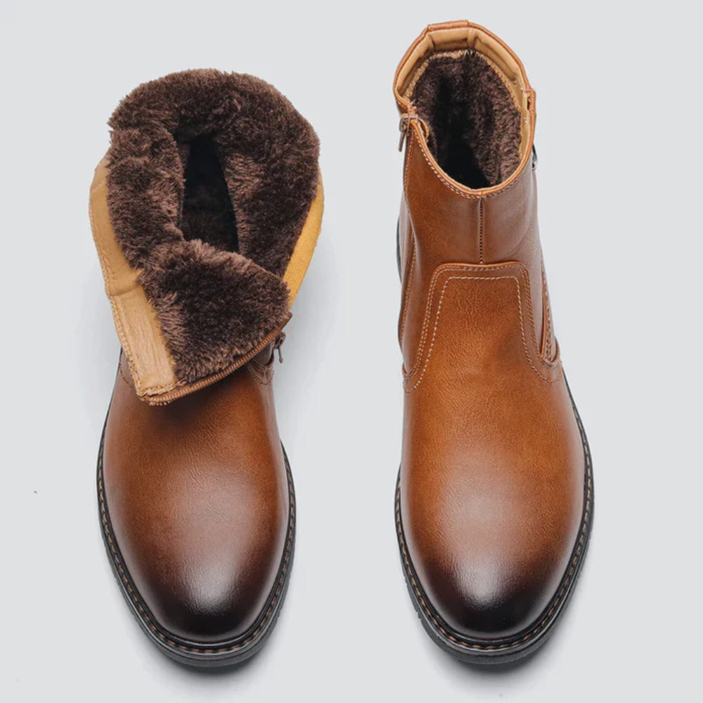 Zarix | Leather boots with lined interior