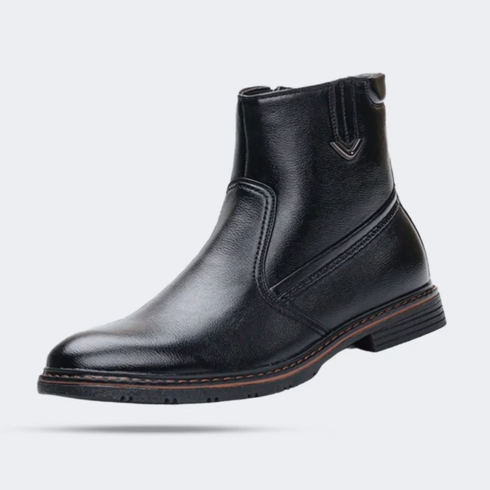 Zarix | Leather boots with lined interior