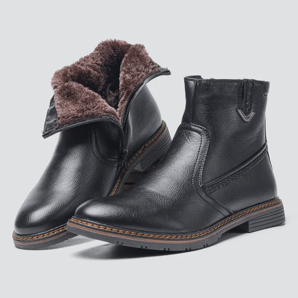 Zarix | Leather boots with lined interior