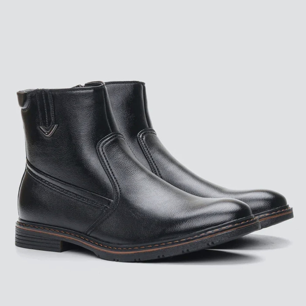 Zarix | Leather boots with lined interior