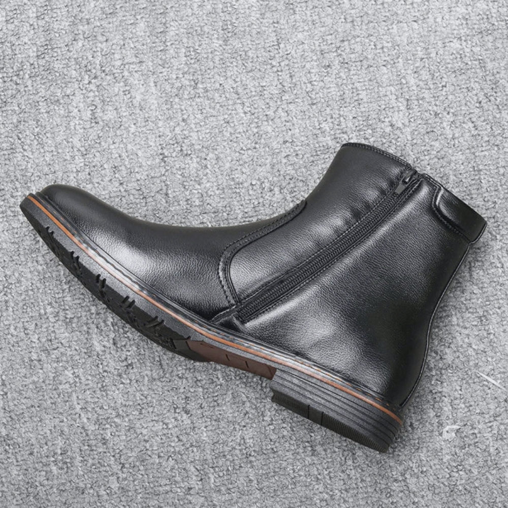 Zarix | Leather boots with lined interior