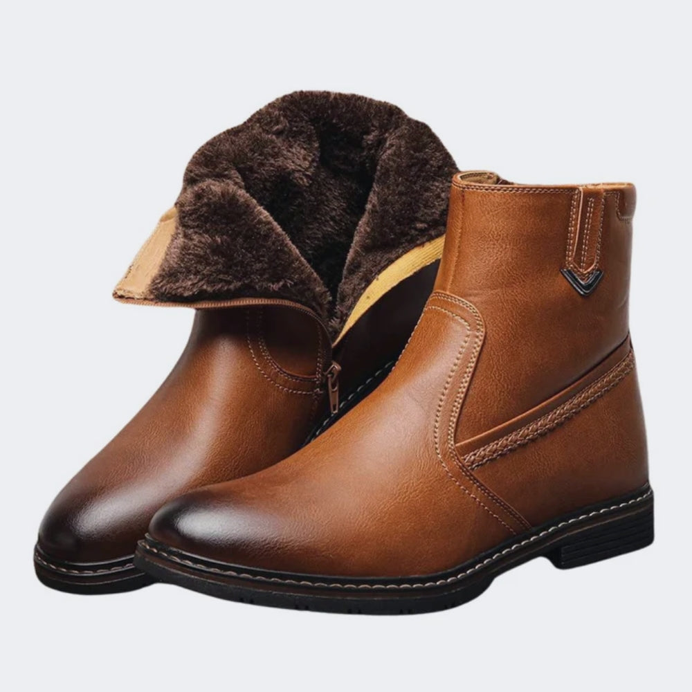 Zarix | Leather boots with lined interior