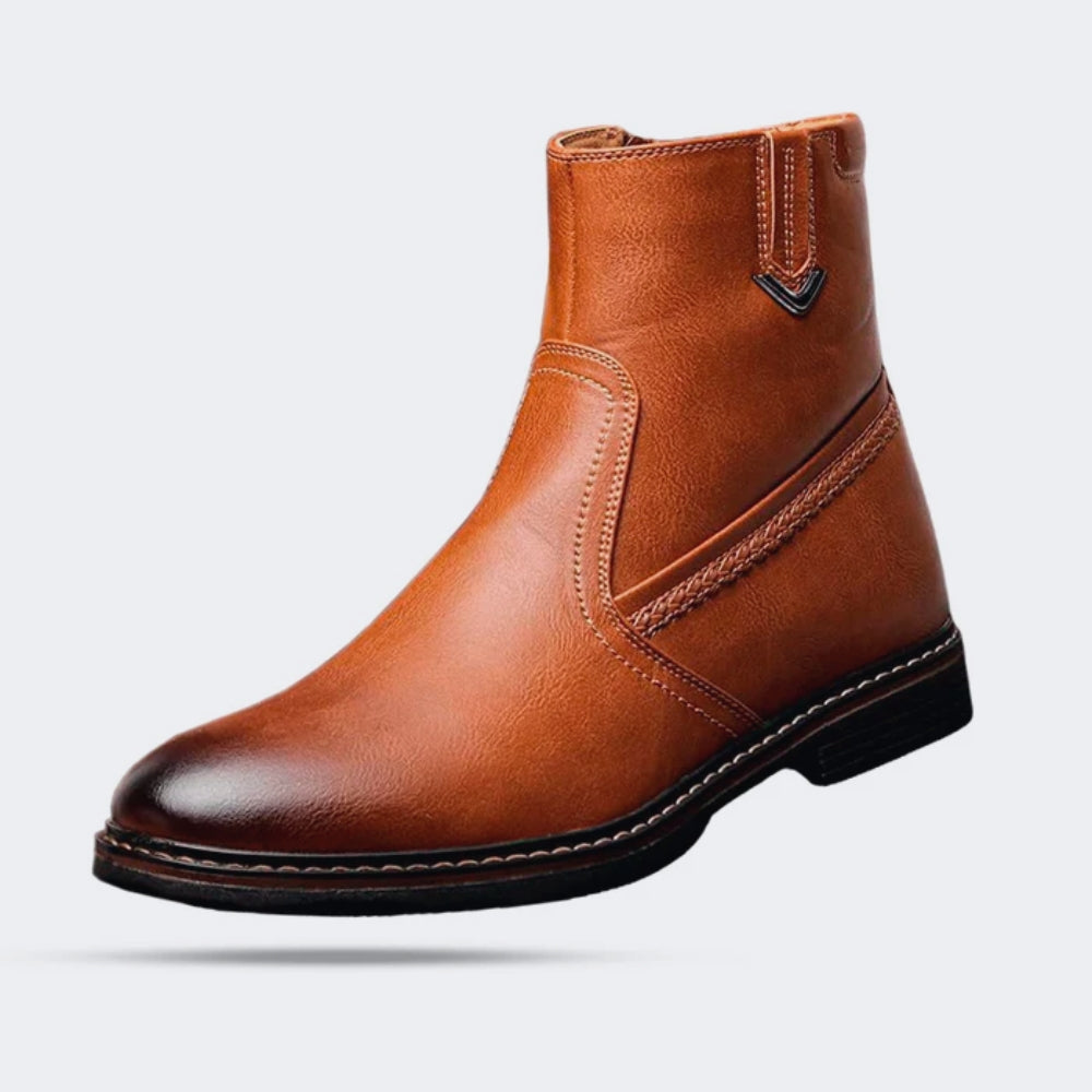 Zarix | Leather boots with lined interior